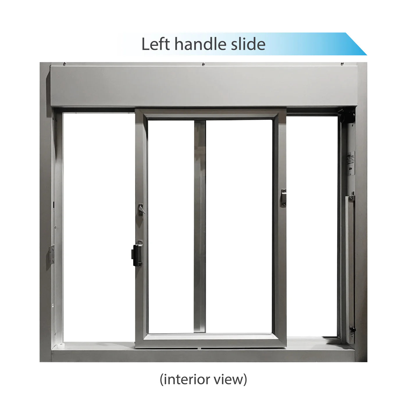 Single Panel Sliding Service Window